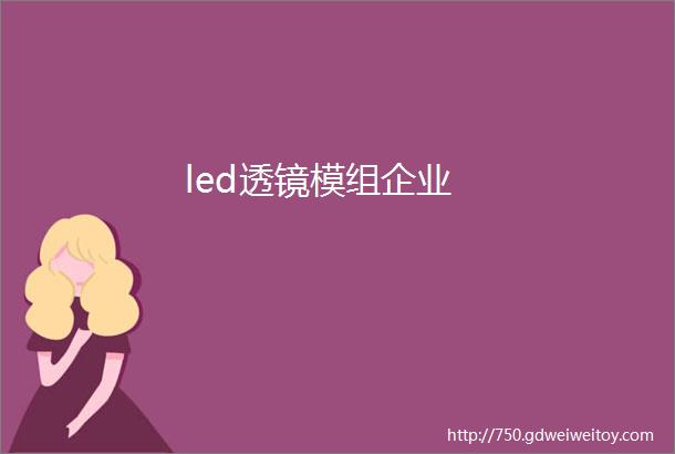 led透镜模组企业